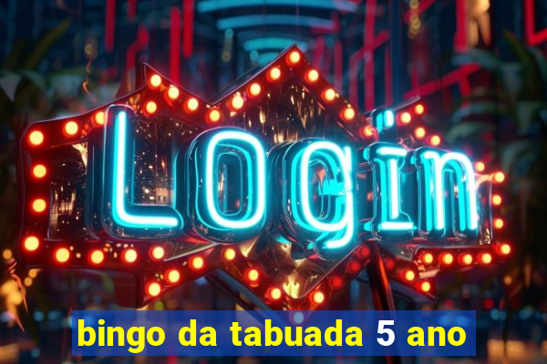 bingo da tabuada 5 ano