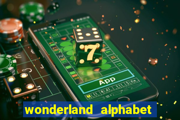 wonderland alphabet comic studio