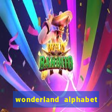 wonderland alphabet comic studio