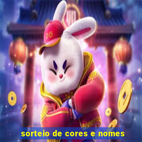 sorteio de cores e nomes