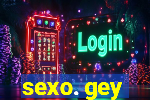 sexo. gey