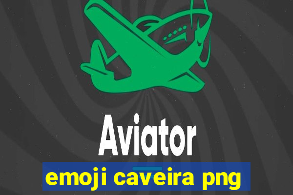 emoji caveira png