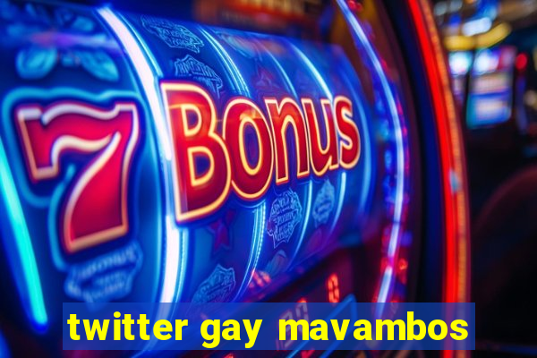 twitter gay mavambos