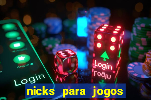 nicks para jogos de tiro