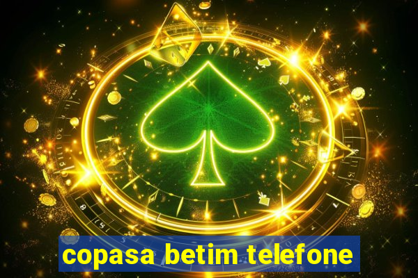 copasa betim telefone