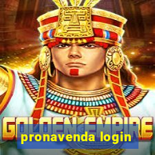 pronavenda login