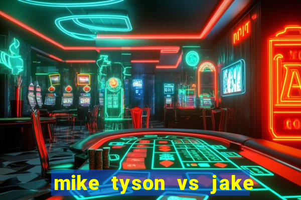 mike tyson vs jake paul assistir online