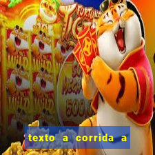 texto a corrida a lagarta lili