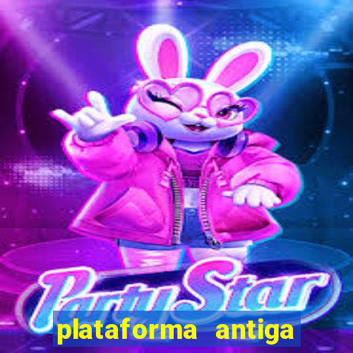 plataforma antiga de jogos