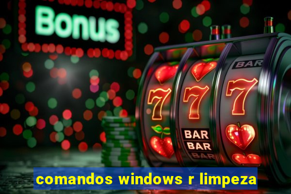 comandos windows r limpeza