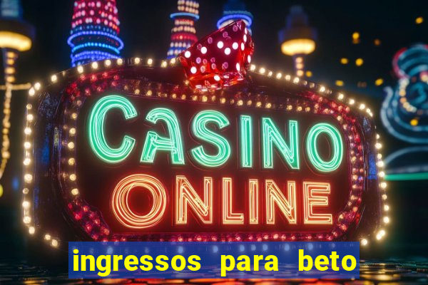 ingressos para beto carrero world