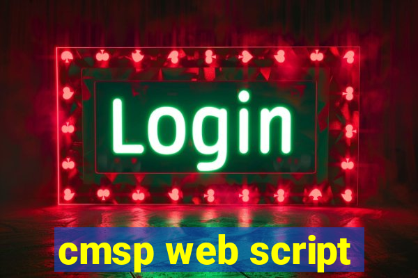 cmsp web script