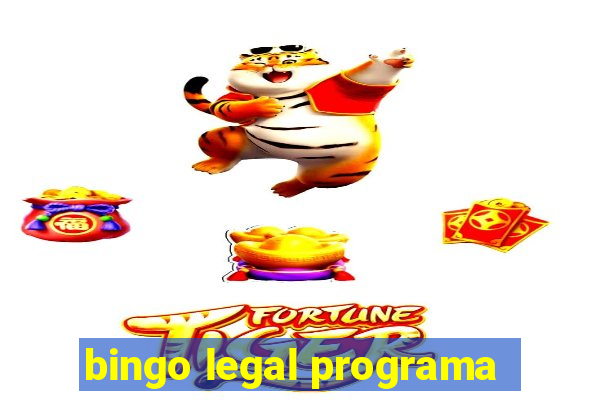 bingo legal programa