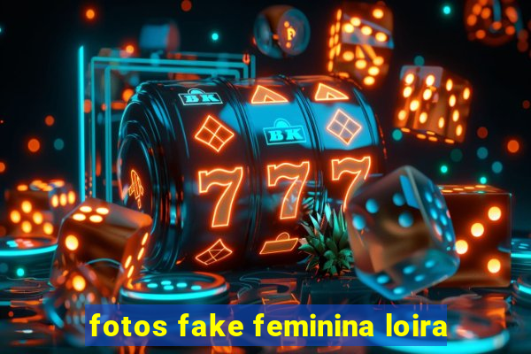 fotos fake feminina loira