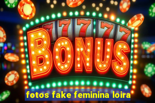 fotos fake feminina loira