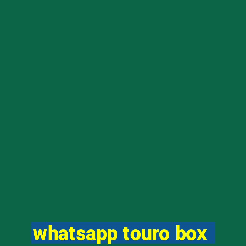 whatsapp touro box