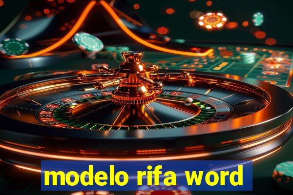 modelo rifa word