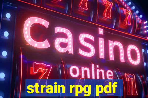 strain rpg pdf