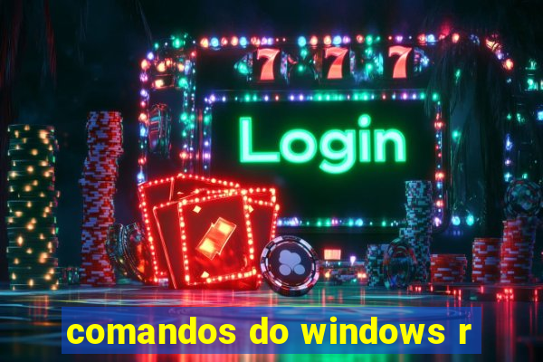 comandos do windows r