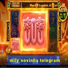 mily novinha telegram