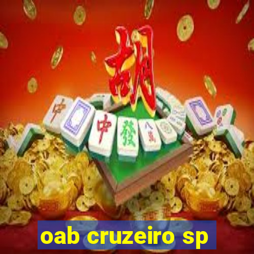 oab cruzeiro sp