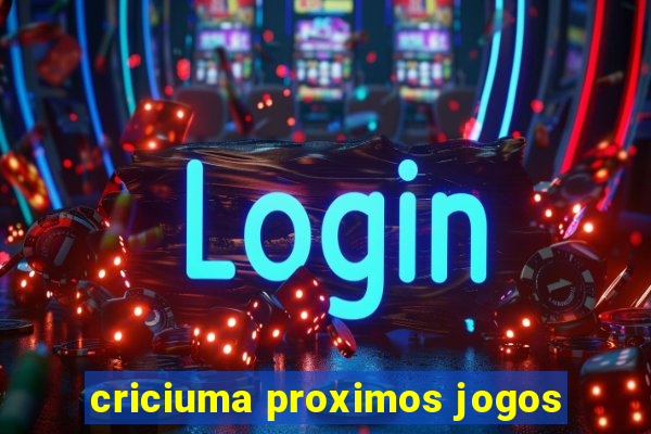 criciuma proximos jogos