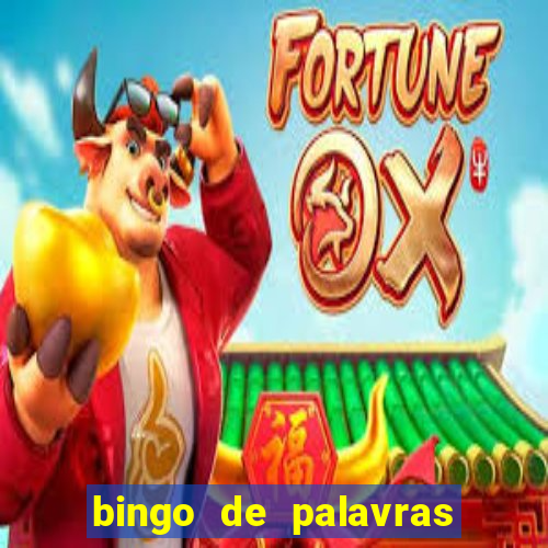 bingo de palavras de natal