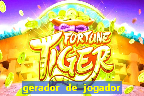 gerador de jogador de futebol