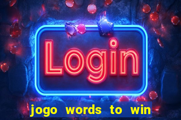 jogo words to win paga mesmo