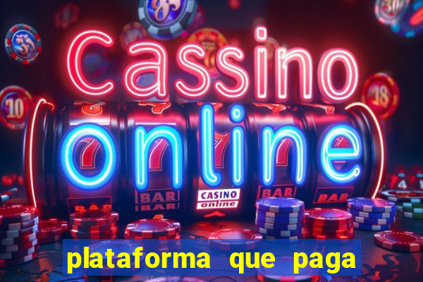 plataforma que paga no cadastro fortune tiger