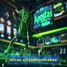 letras alfabeto coreano