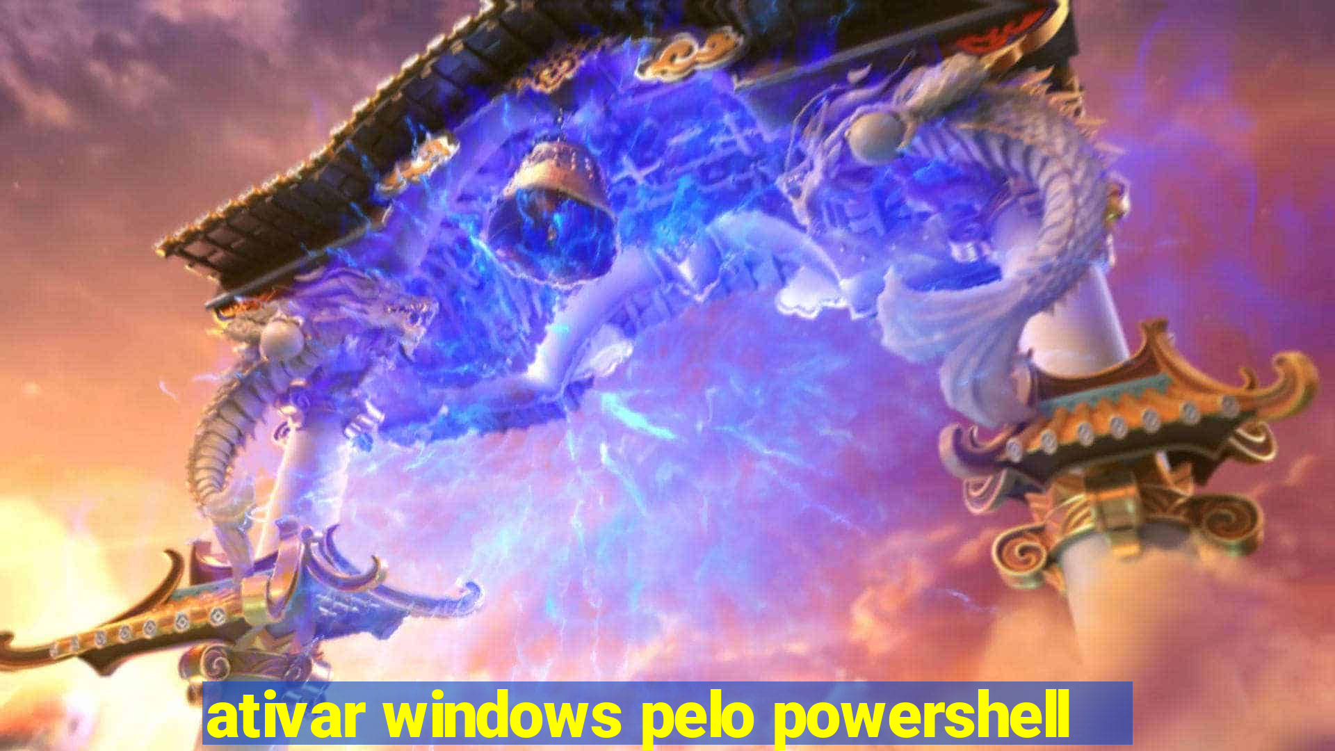 ativar windows pelo powershell