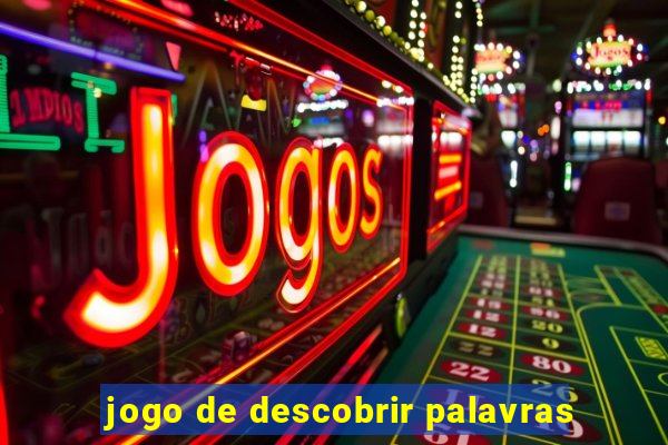 jogo de descobrir palavras