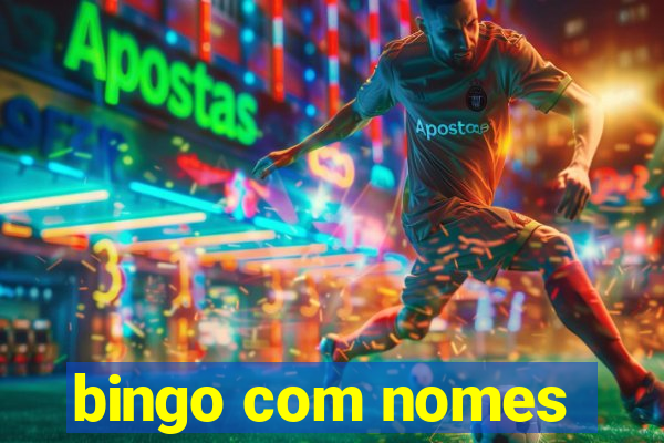 bingo com nomes