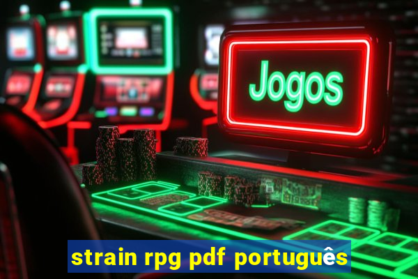 strain rpg pdf português