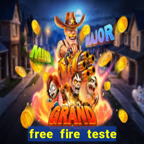 free fire teste grátis jogar agora