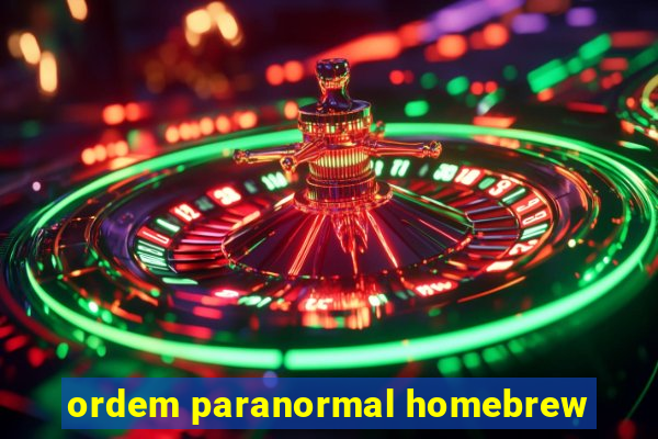 ordem paranormal homebrew