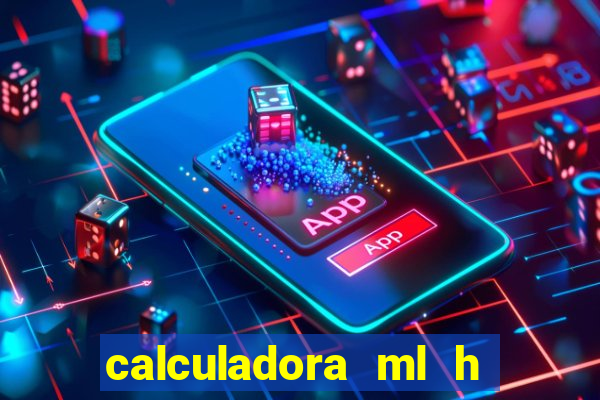 calculadora ml h para mcg kg min