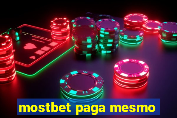 mostbet paga mesmo