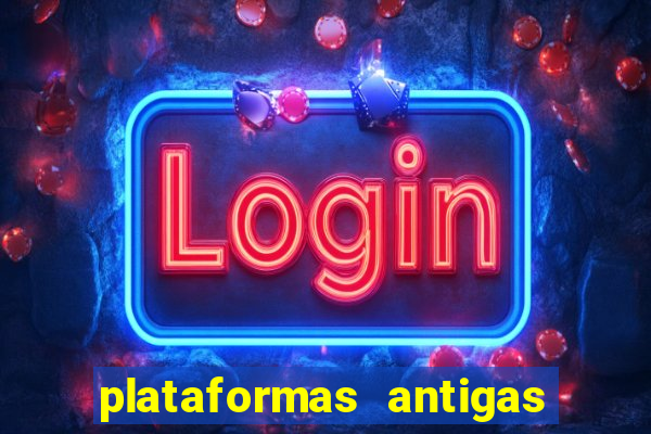 plataformas antigas de jogos