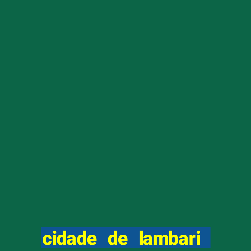 cidade de lambari sao paulo