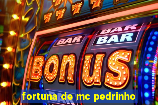 fortuna de mc pedrinho