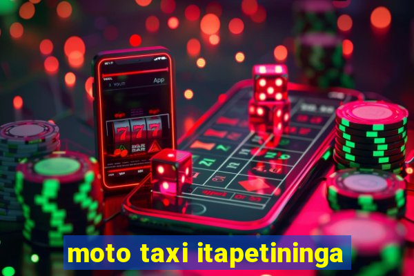 moto taxi itapetininga