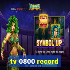 tv 0800 record