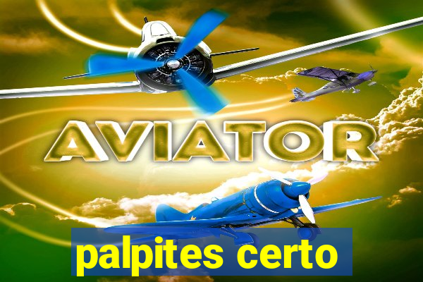 palpites certo