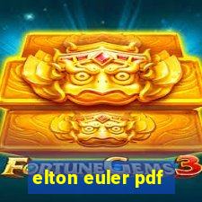 elton euler pdf