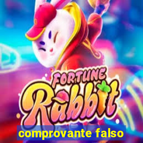 comprovante falso