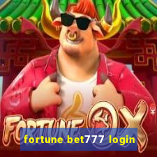 fortune bet777 login