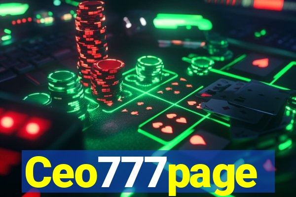 Ceo777page