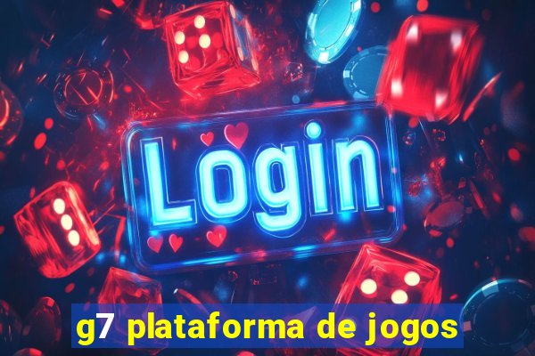 g7 plataforma de jogos